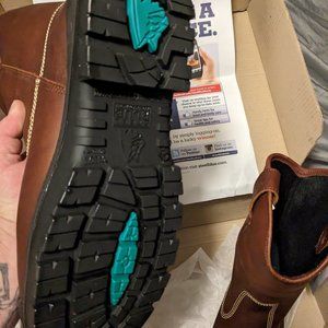 Steele blue work boots